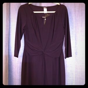 NWT Purple dress with gold detail
